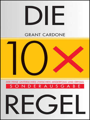 cover image of Die 10X-Regel